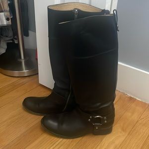 Size 7 black The frye company real leather boots